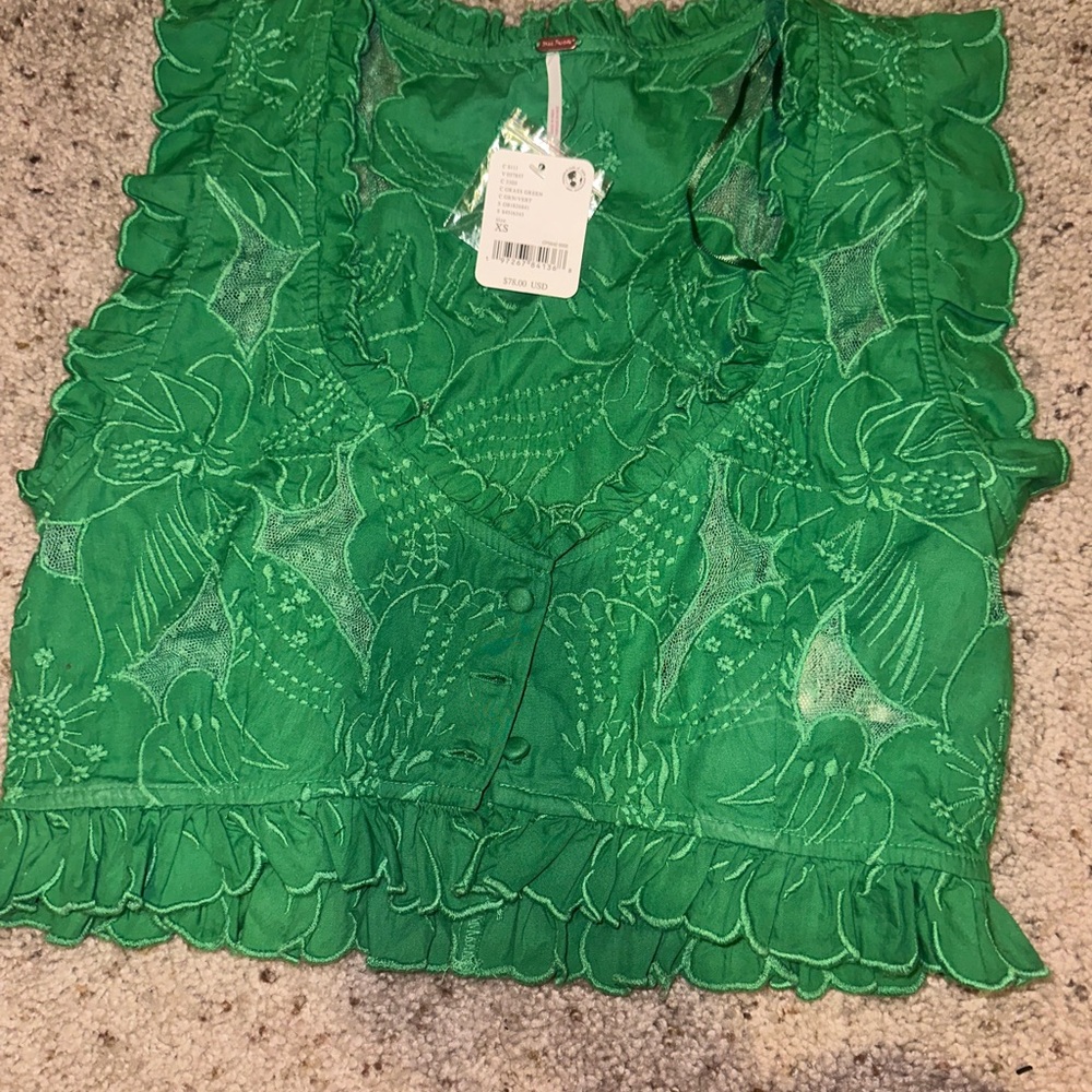 free people xs crop top